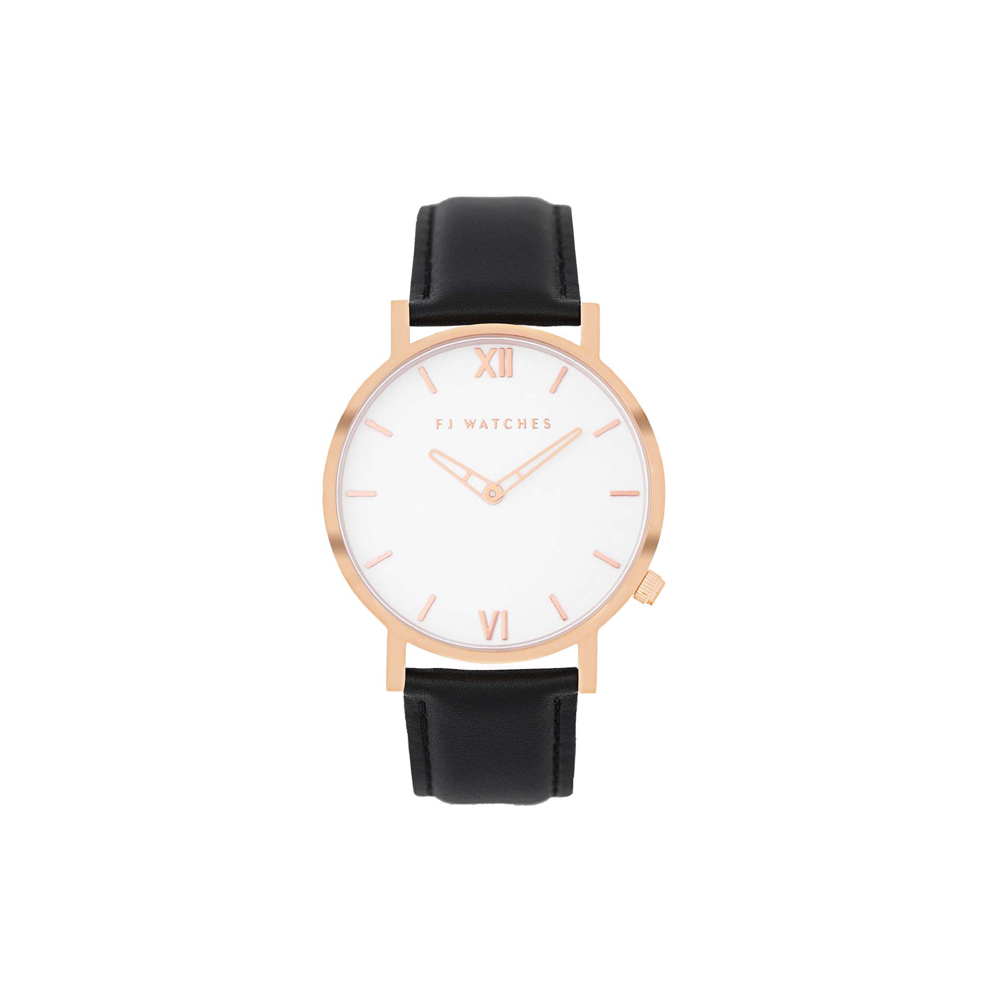 Discover Golden Sun, a 36 mm women's watch from Five Jwlry with a white and rose gold dial. This one can be paired with a wide variety of leather colors, such as black, white, pink, red, blue, gray, tan, brown and beige!