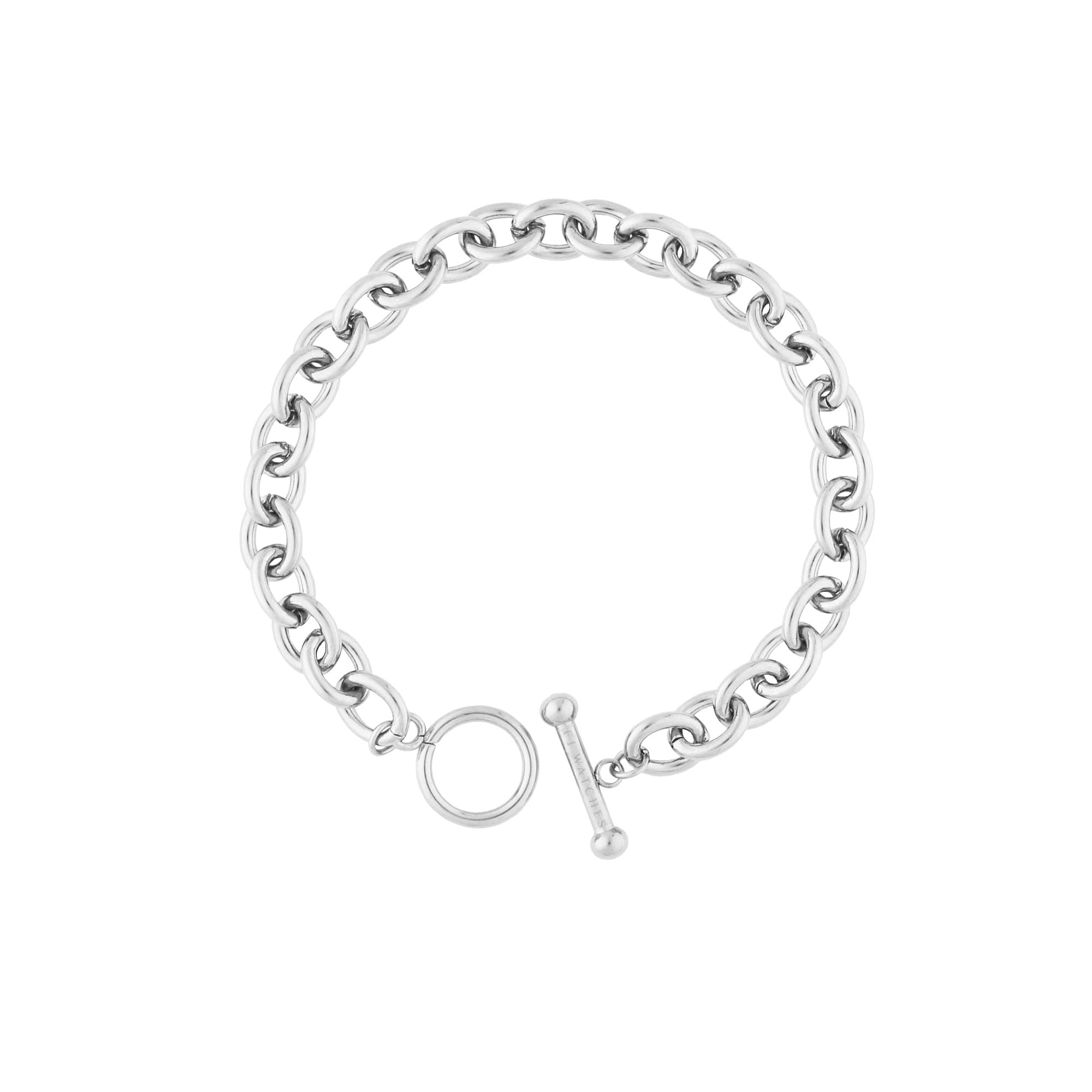 Jonc bracelet manchette large femme acier inoxydable+plaqué argent motif  perlé | eBay