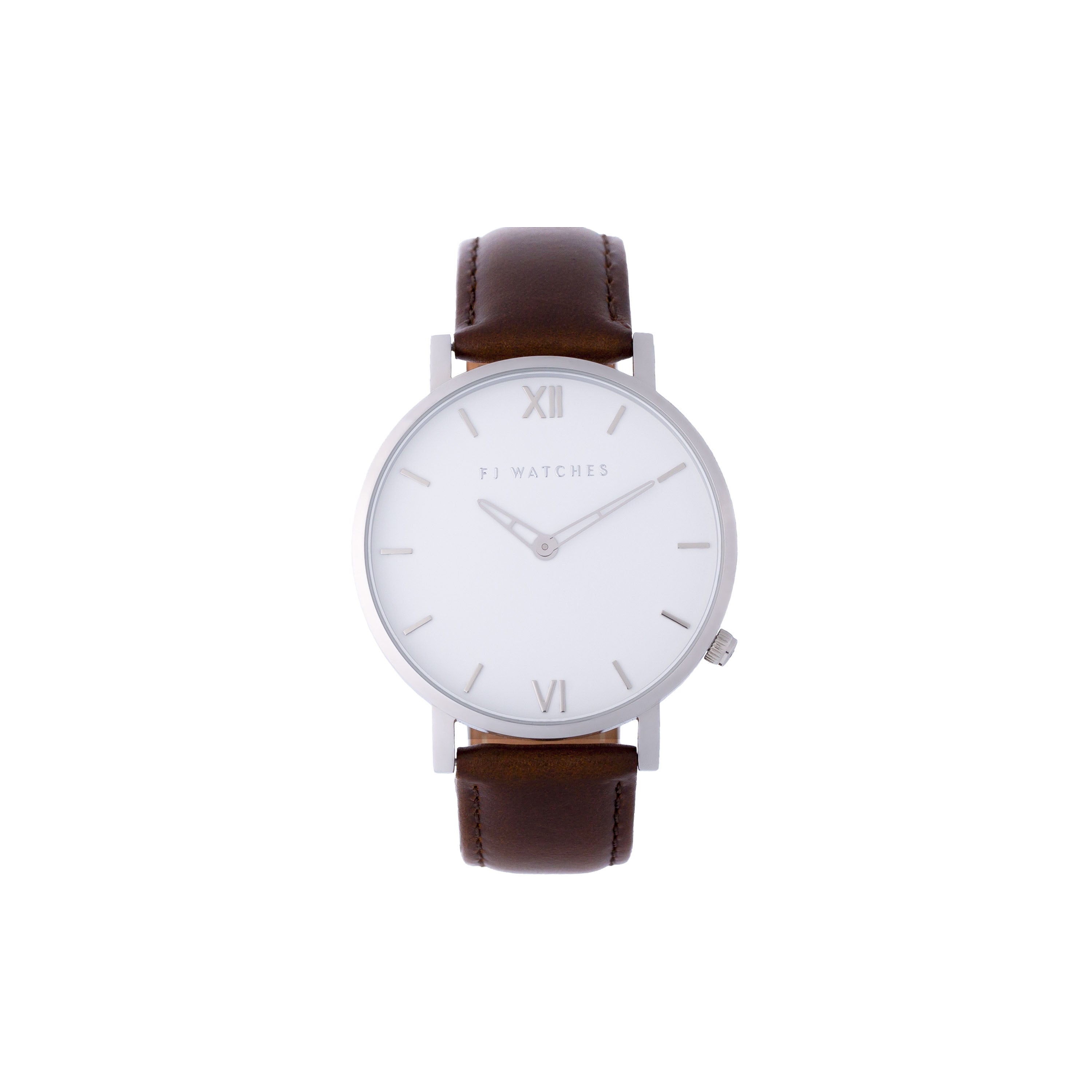 Discover Silver sun, a 36mm women's watch from Five Jwlry with a white and silver dial. This one can be paired with a wide variety of leather colors, such as black, white, pink, red, blue, gray, tan, brown and beige!