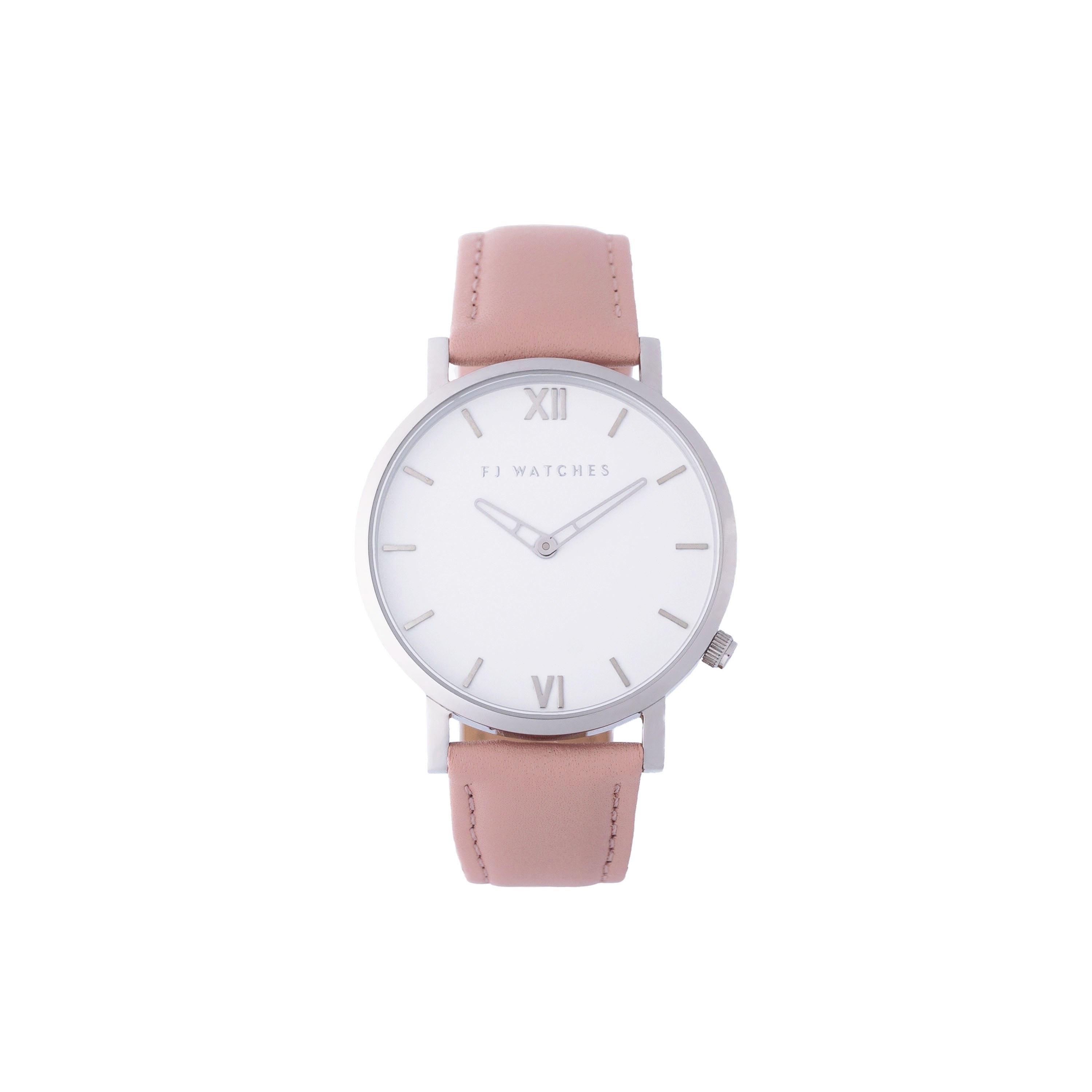 Discover Silver sun, a 36mm women's watch from Five Jwlry with a white and silver dial. This one can be paired with a wide variety of leather colors, such as black, white, pink, red, blue, gray, tan, brown and beige!