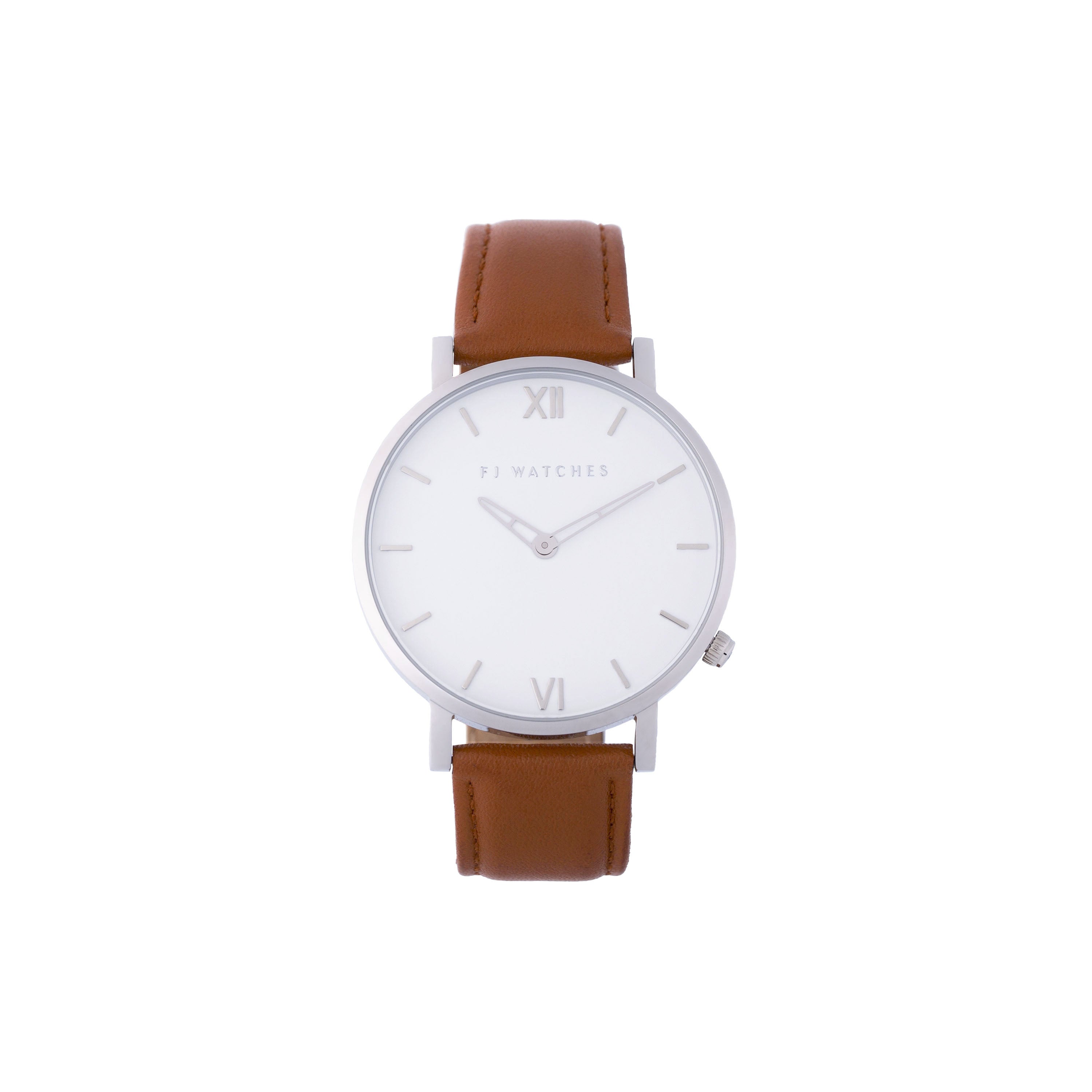 Discover Silver sun, a 36mm women's watch from Five Jwlry with a white and silver dial. This one can be paired with a wide variety of leather colors, such as black, white, pink, red, blue, gray, tan, brown and beige!