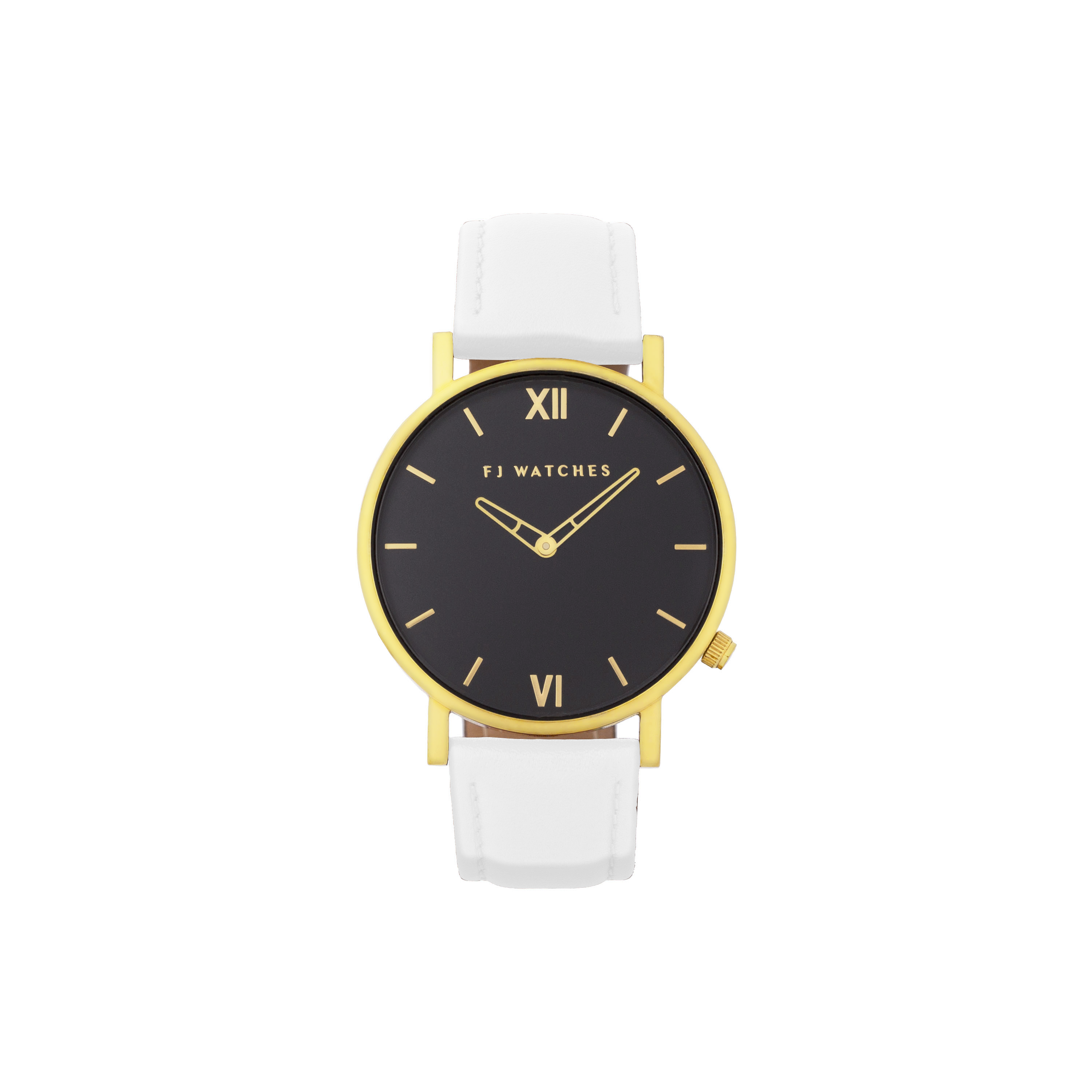 Discover Moonlight, a 36 mm women's watch from Five Jwlry with a black and gold dial. This one can be paired with a wide variety of leather colors, such as black, white, tan and beige!